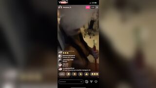 Instagram live and shows everything