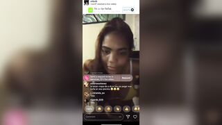 Instagram live and shows everything