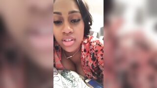 Big Tits Nipple Slip on Instagram Live