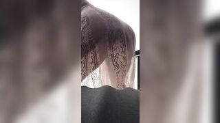 BBW twerking in lace