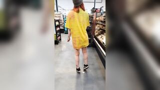 Spreading My Ass in a Supermarket | Public Flashing | @fakeannalee