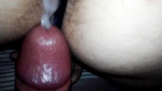 Fuck and cum on her panty pussy when she’s masturbating