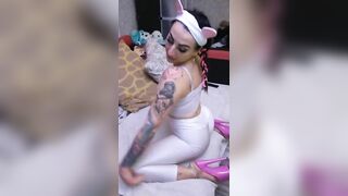 Ass Worship by KatriX with spandex ass twerk