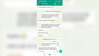 Mensajes de Whatsapp engaño a mi Novia en una Fiesta