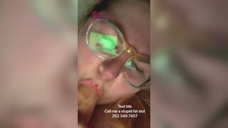 SSBBW Crystal Slaps With Dildo