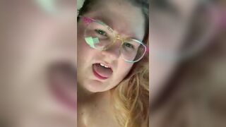 SSBBW Crystal Slaps With Dildo