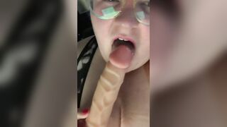 SSBBW Crystal Slaps With Dildo