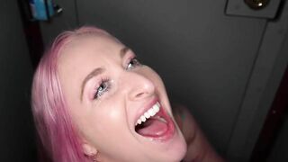 Amazing cocksucking girlfriend shared at Gloryhole