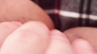 FTM big cock masturbation close up