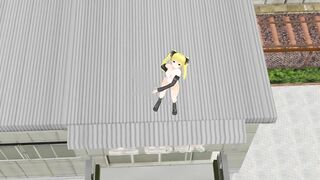 【MMD】It seems that he worked hard at a high place - Healthy blue sky