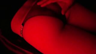 CHANGE MY PANTIES AND CUM IT UNDER RED LIGHT