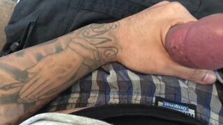 Big Hard Latino Cock CUMSHOT!!!