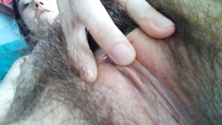 PinkMoonLust Hairy Camgirl Talks About Receiving Oral Sex on Pink Pussy Lips Stubborn Clit Clitoris