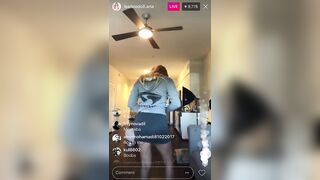 Instagram Live Nip Slip