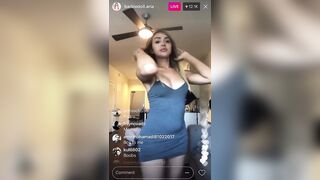 Instagram Live Nip Slip