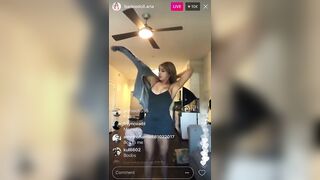 Instagram Live Nip Slip