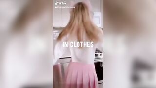 TikTok Compilation “in Clothes - Naked” Part1. Cosplayer Indigo White