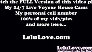 I keep my Red Lingerie & Lipstick on for 2 Masturbating Vibrator Orgasms Live Webcam Show- Lelu Love