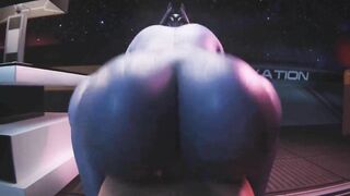 Liara T'soni Reverse Cowgirl (Animation With Sound)