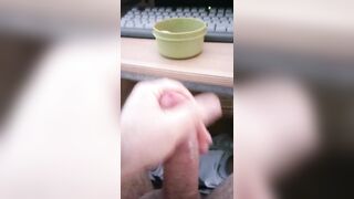 Solo male masturbation HUGE cumshot! 10 spurts!