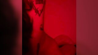 Hardcore lesbian sex in red light