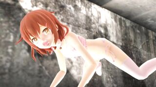 【SEX-MMD】(No man model) Rai-chan & Danke Danke! [Revised]【R-18】