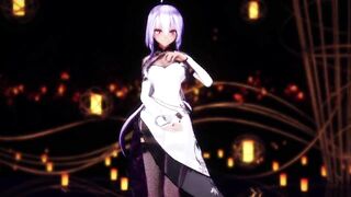 【MMD】Cheongsam HAKU GOKURAKU-JOUDO【R-18】