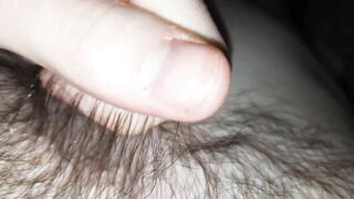 Teasing my very hairy body