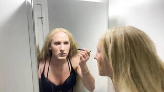 Sexy Blonde Drag Transformation