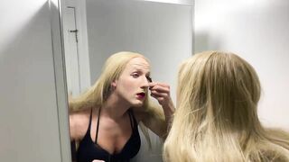 Sexy Blonde Drag Transformation