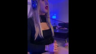 Crossdresser Live Streamed Jerking Off