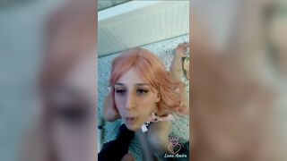 Hungry Cupcake Slut Drinks Pee And Eats Cupcakes Out Of Butt