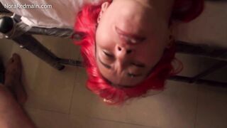 Upside Down Throat Fuck Ended With a Huge Facial For a Tattoed Alt Girl Nora Redmain TRAILER