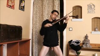 My Freakiest Vid So Far Playing Violin And Hanging Balls