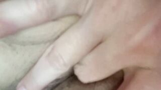 Tiny unshaven pussy finger fucking wanting MORE ????