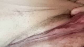 Tiny unshaven pussy finger fucking wanting MORE ????