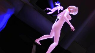 【MMD】(Gag in mouth) Body to Body - Elsa【R-18】