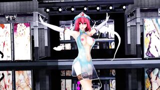 【MMD】Yuyuko - Gokuraku Jodo【R-18】