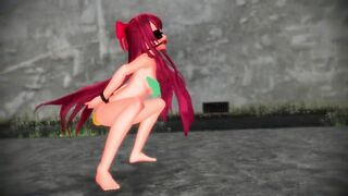 【MMD】(BDSM) Ichika-chans Halloween is a luck【R-18】