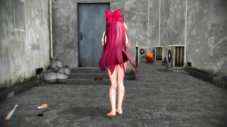 【MMD】(BDSM) Ichika-chans Halloween is a luck【R-18】