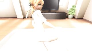 【SEX-MMD】Prinz Eugen - PiNKCAT-PELO + Sex in the end【R-18】