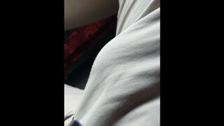 Hard cock on the bus