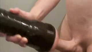 Fleshlight feels so good with cum!