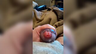 Blowing a load jerking with my toy