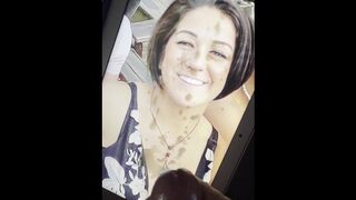 spraying a sweet load for Bayley