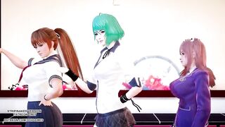 R18-MMD Masked Bitch Honoka Katsumi Tamaki DOA Hot Dance