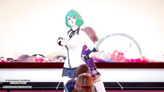 R18-MMD Masked Bitch Honoka Katsumi Tamaki DOA Hot Dance