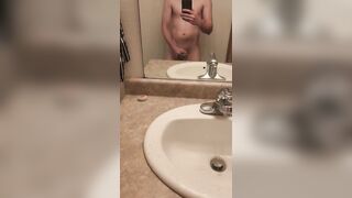 Pov daddy pounds your pussy In the bathroom