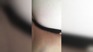 Biker Bitch getting Fucked in the ass While boyfriend waits in the house