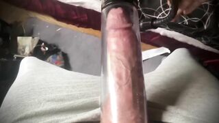 Gigantic Monster Huge Cock Pumped By Window  !!!